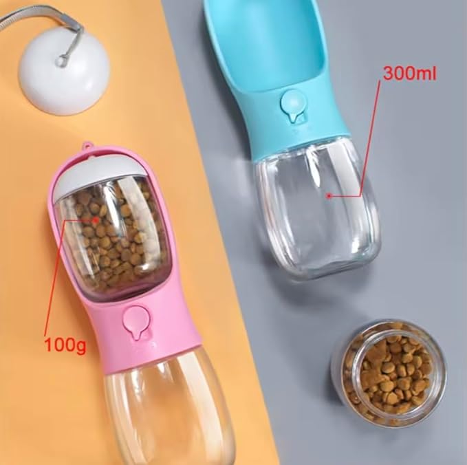 Dog Water Bottle for Walking, Portable Pet Water Dispenser, Leak-Proof Travel Bottle for Dogs and Cats –19 oz by CarpathianTradeCo