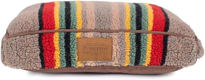 Pendleton Vintage Camp Napper Dog Bed - Mineral Umber, M