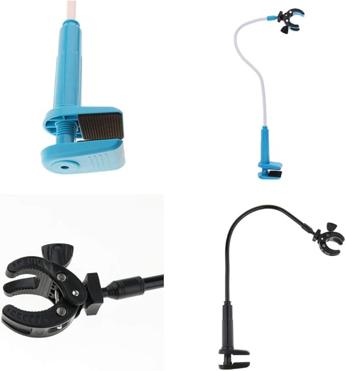 DYNWAVE Dog Hair Dryer Stand, Pet Grooming Table Hair Dryer Holder Hose Tube Holder Hands- Groomers Adjustable Third Arm with Clamp, 360 Degrees Rotatable Hair Dryer Stand for Dog Cat Grooming