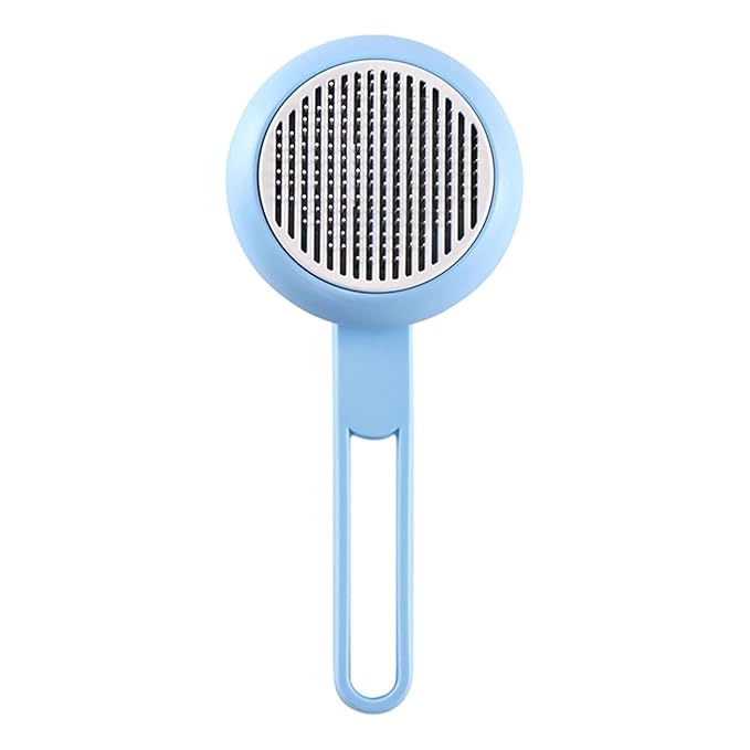 ABS Pet Deshedding Brush with Massage Cats Grooming Comb for Shed Control & Smooth Coat Care Selfcleaning Cats Grooming Tool