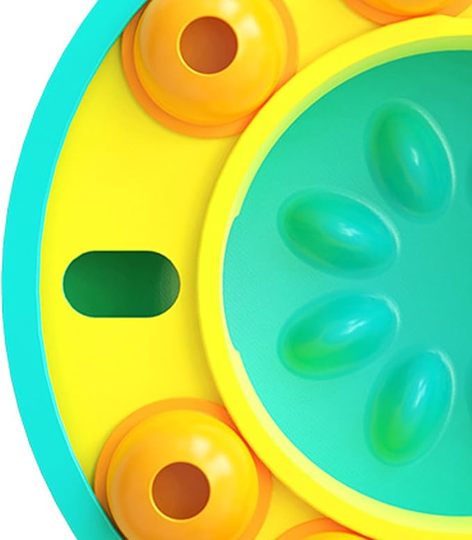 Dog Treat Puzzle Bowl Interactive Enhance Intelligence Plastic Slow Feeder Dog Treat Puzzle Game Toy for Dogs IQ Training