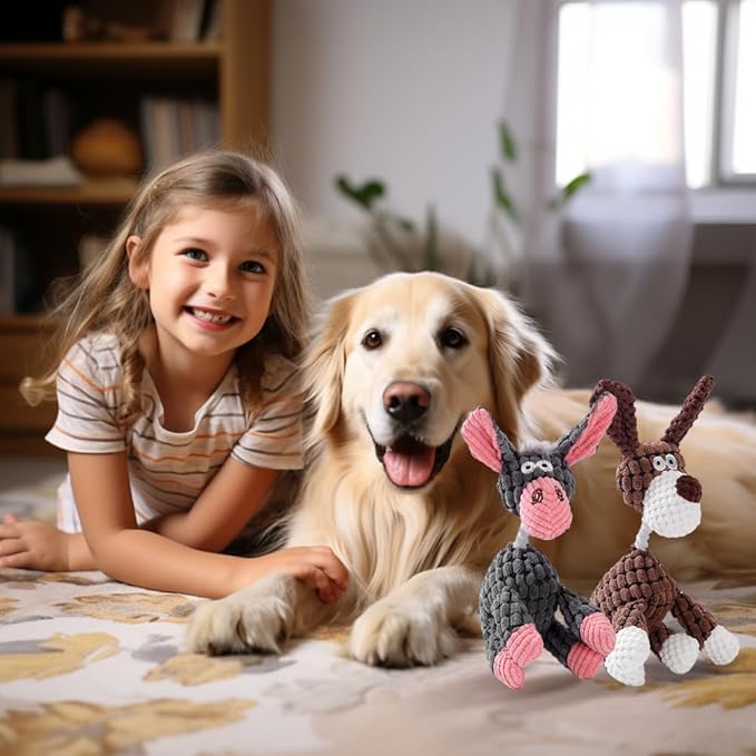Fiopet Upgrade Bite Buddy Chew Toy for Dogs, 2025 New Petsboro Bitebuddy Dog Toy Indestructible Stuffed Animals for Dogs, Cute Soft Resistant Squeaky Dog Toys for Heavy Chewers (A2+A3)