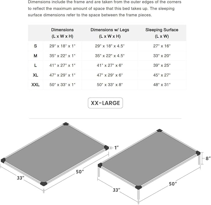 K9 Ballistics Chew Proof Armored XXL Crate Bed 50 x 33 for XX Large Dogs - Virtually Indestructible Pad, Preassembled, Withstands Aggressive Chewers - Fits 54" Wire Crates, Blue Quartz