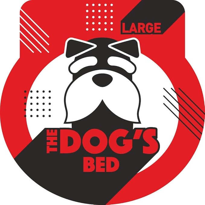 The Dog’s Bed, Large Blue Oxford with Red Trim USA Flag Dog Bed Memory Foam, Pain Relief: Arthritis, Post Surgery, Lameness, Supportive, Calming, Waterproof Washable Cover, Veterinary Approved