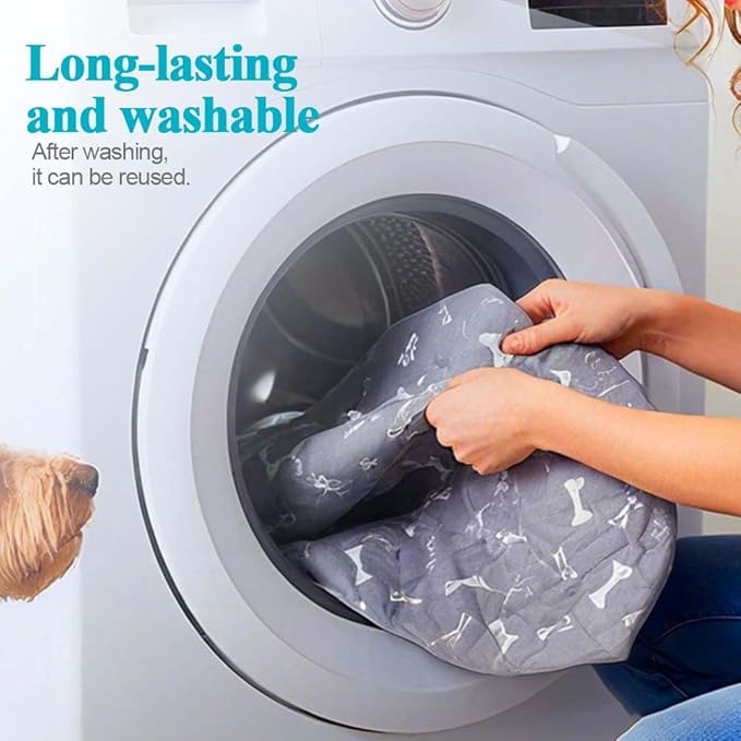 Pee Pads for Dogs, 2026 New Washable Puppy Pad with Pheromones,Non-Slip Base, Easy to Clean & Reusable (Grey, L:31.5x35.4inch)