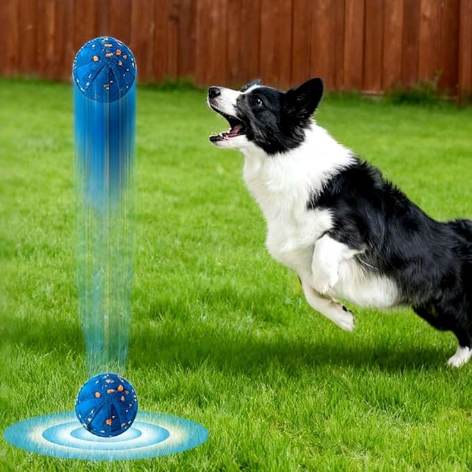 anykill 2025 Upgraded Smart Interactive Dog Ball Toy, Dog Enrichment Toys Automatic Moving Ball, Waterproof Smart Shaking Pet Bounce Electric Balls, Bouncing Electric Moving Toy Dogs (Orange)