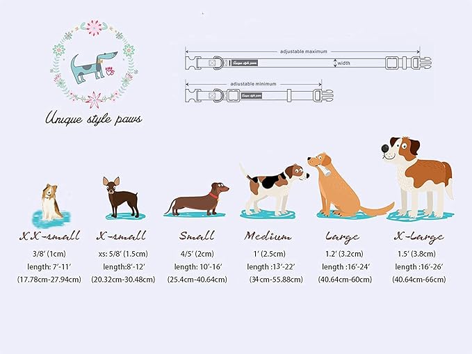 Unique style paws Cotton Dog Collar with Bow Christmas Puppy Collar with Red Green Plaid for Small Medium Large Boys Girls Dogs