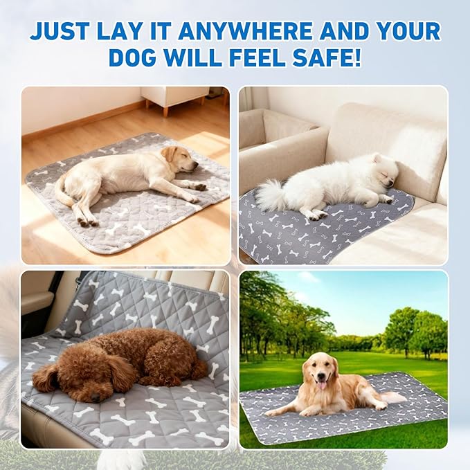 Puppy Pee Pads for Dogs,Washable Pee Pads for Dogs with Pheromones,Reusable Puppy Pads Washable for Dogs & Cats, Washable,Durable Leak-Proof & Anti-Slip Pet Training Pads for Home & Trave(M,Brown-2)