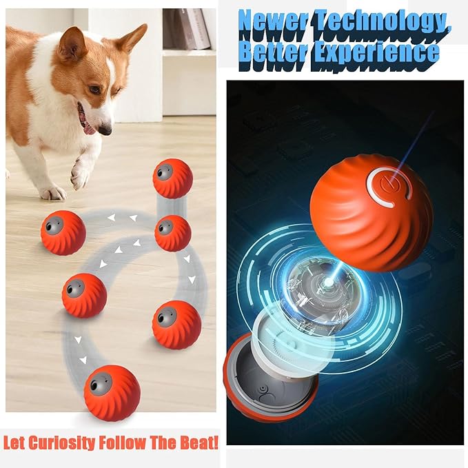 Interactive Dog Treat Ball, 2-in-1 Puzzle Toy & Slow Feeding Treat Dispenser, Engaging Pet Activity Category for Exercise Mental Stimulation Indoor Outdoor Playtime Boredom Training Chewing Puppy Dog