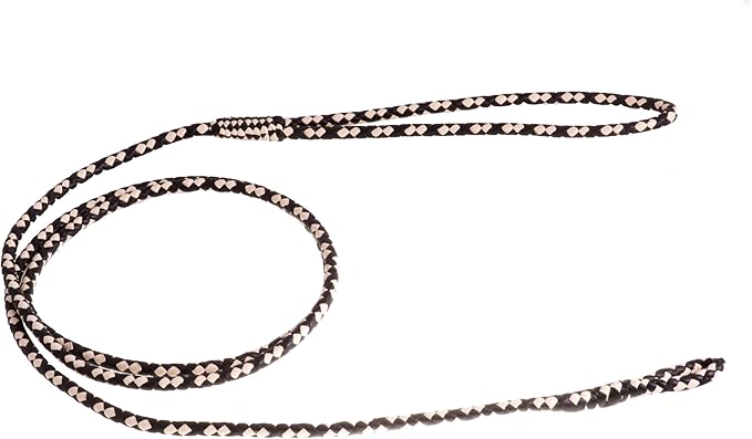 Alvalley Braided Dog Leash with Loop - Handmade Training Lead - Made of Leather - Use with a Slip Collar or Chain - Perfect for Small, Medium and Large Dogs for Walking, Training, and Showing