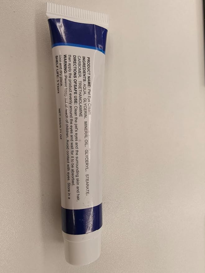 Pet Eye Area Grooming Cream for Dogs & Cats, 0.71 oz / 20 g — External Use Only