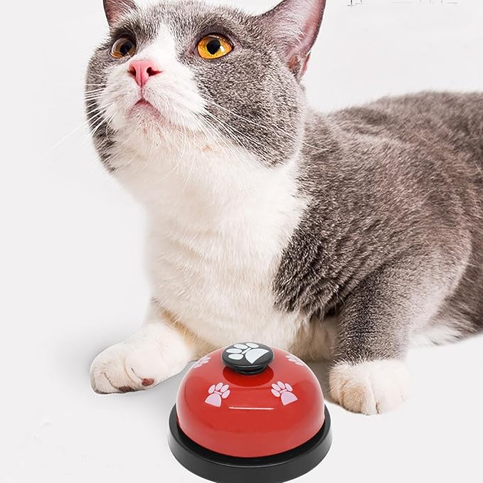 GKYZBB 3 Pack Dog Doorbells, Pet Training Bells for Go Outside Potty Training and Communication Device Large Loud Dog Bell Cat Puppy Interactive Toys Adjustable Strap Door Bell Sum Whistle (red)