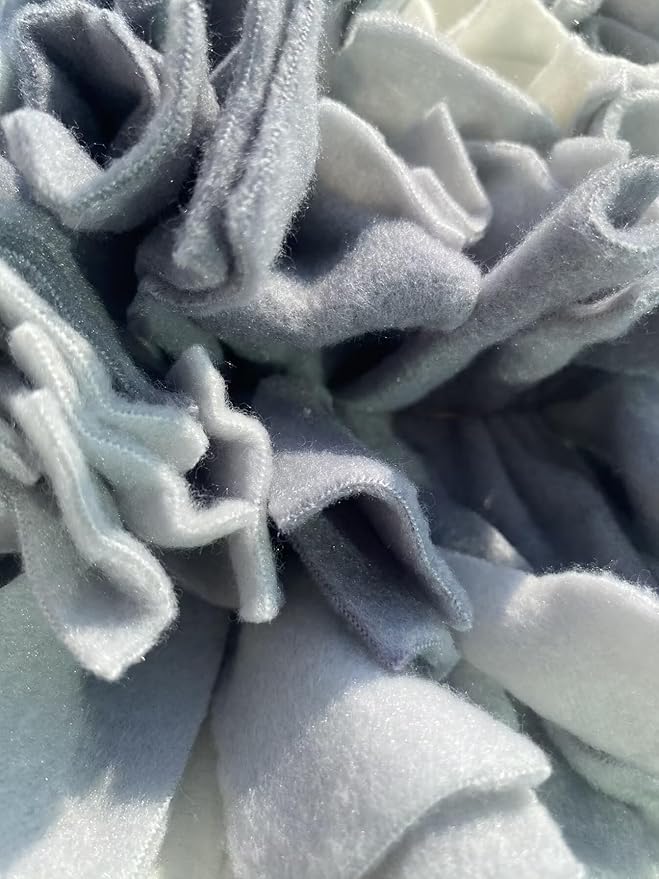 Light Grey,Square,50x50cm Large Size,Washable Anti Slip,Big Tough for Large Dog Feeding mat, Food Puzzles, Sniffing Foraging Snuffle mat