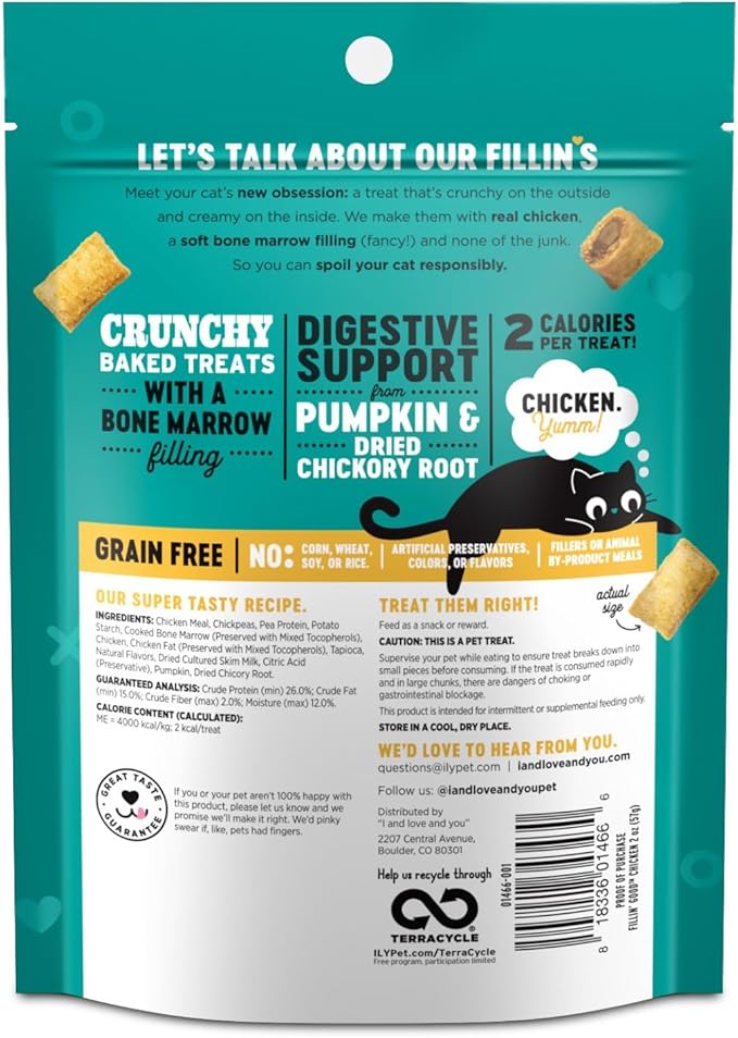 Fillin Good Chicken Flavor with Digestive Support 2 oz (Pack of 6)