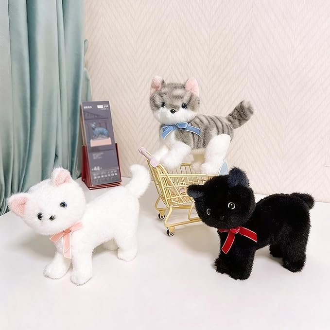 Ditucu Calico Cat Stuffed Animals Cute Soft Kitten Plush Doll Small Kitty Plushies Toys Gifts for Kids 6 inch