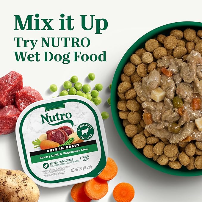 Nutro Natural Choice Senior Dog Food, Lamb & Brown Rice Recipe, 36 lb. Bag