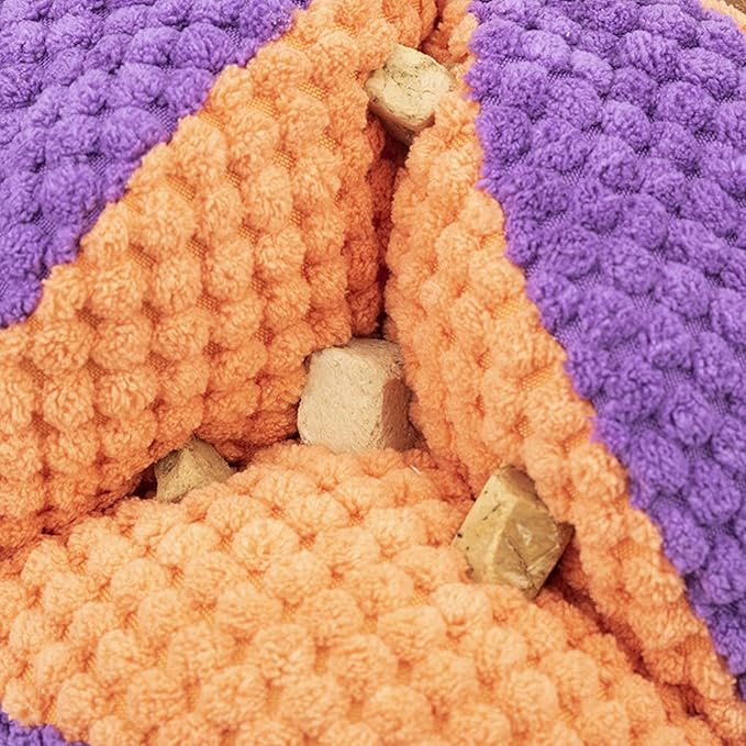 Dog Puzzle Ball – Enrichment Slow Feeder-Toy, Bite-Resistant Treat Dispenser | Interactive Dog-Toy for Small to Medium Breeds, Mental Stimulation and-Foraging Play, Chew-Resistant Fun for Puppies