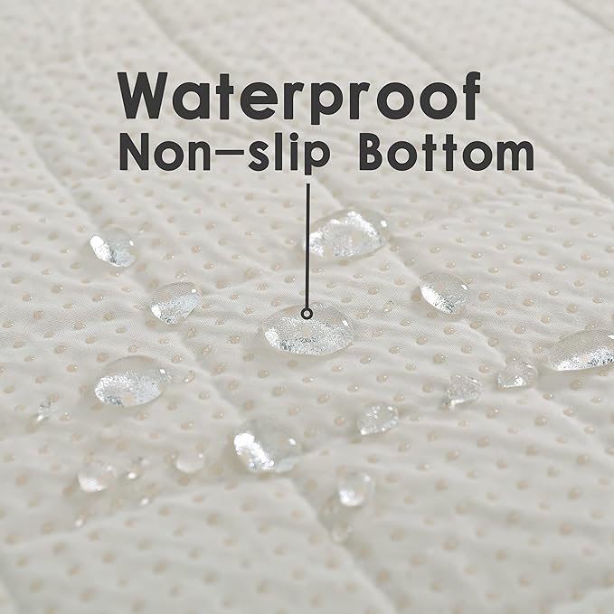 Dog Crate Pee Pads - Wahable Dog Rugs Non-Slip Puppy Pads for Small Dogs, Water Absorb Training Pads (2745 Gray)