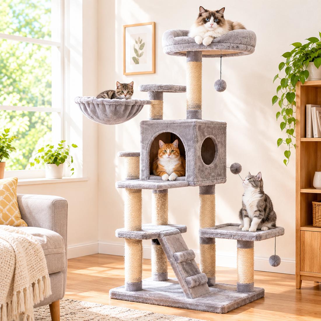 Cat Trees: How to Choose the Best Cat Tree for Climbing, Scratching & Play