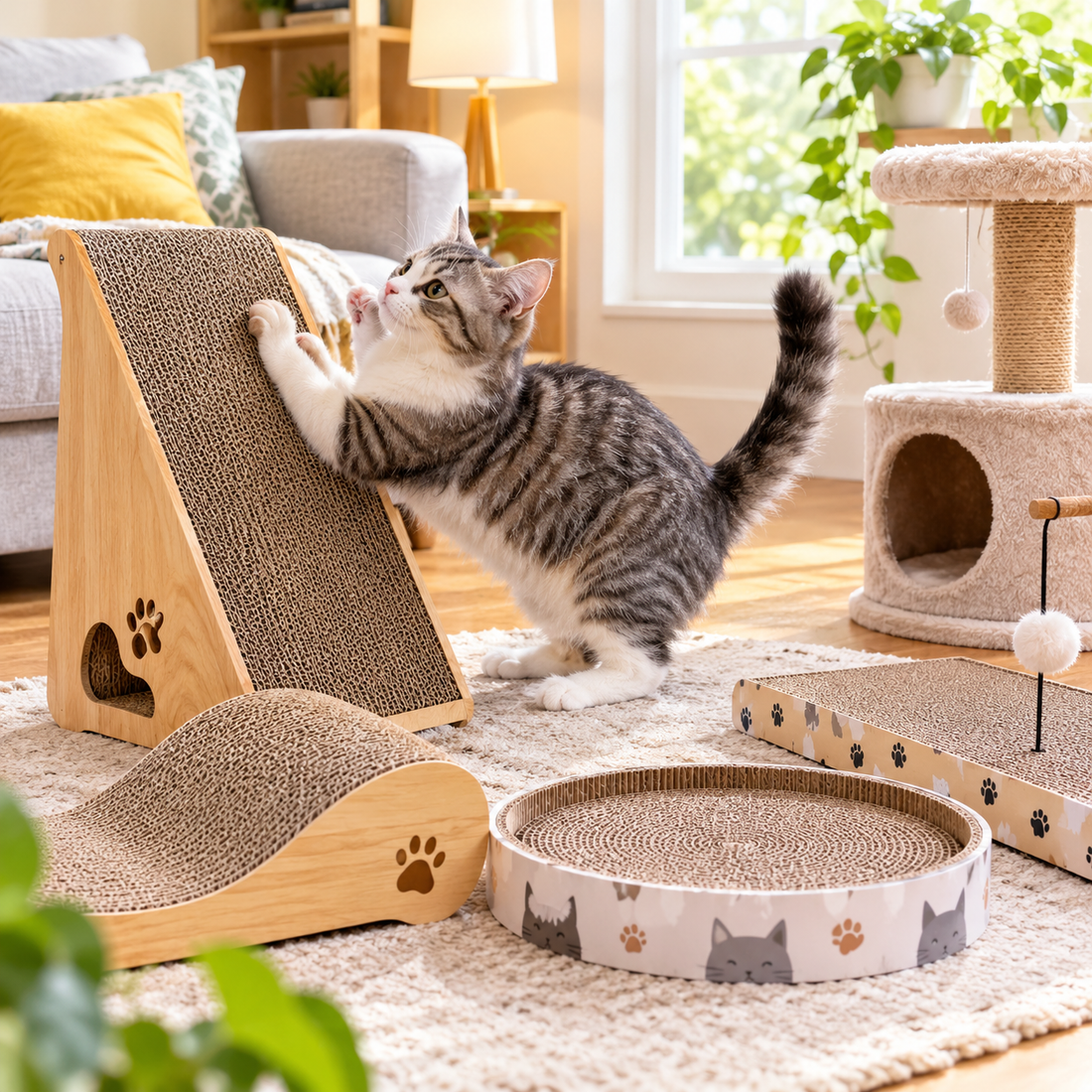 How to Choose Cat Scratch Boards: Types, Benefits & Tips for Cat Owners