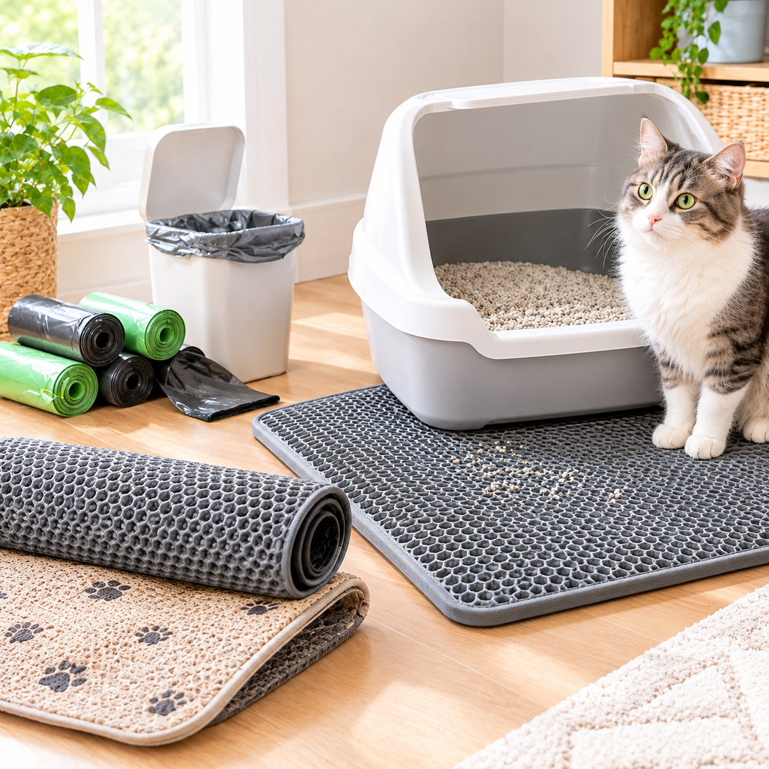Litter Mats & Bags: Simple Ways to Keep Your Cat’s Litter Area Clean