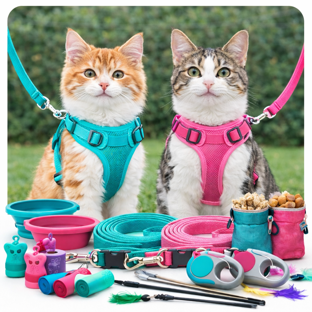Cat Harness & Leash Sets