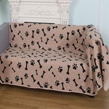 Waterproof Dog Bed Cover - nanbowang Pet Blanket Sofa Couch Furniture Protector for Kids Children Dog Cat, Reversible (40x50 Inch Pack of 1, Beige)