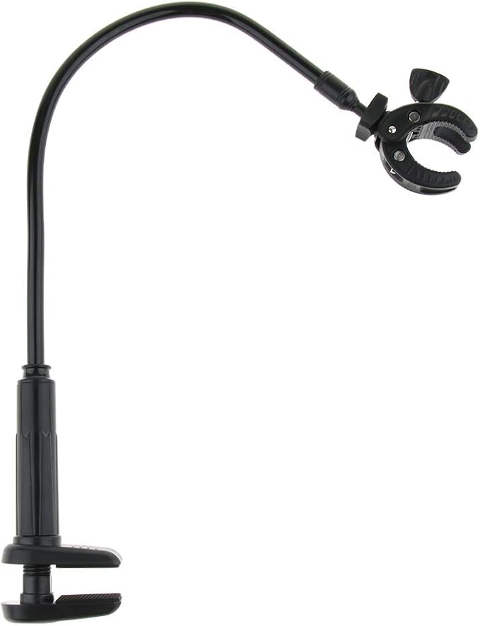 DYNWAVE Dog Hair Dryer Stand, Pet Grooming Table Hair Dryer Holder Hose Tube Holder Hands- Groomers Adjustable Third Arm with Clamp, 360 Degrees Rotatable Hair Dryer Stand for Dog Cat Grooming