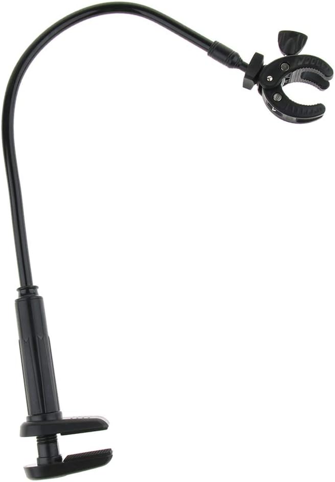 DYNWAVE Dog Hair Dryer Stand, Pet Grooming Table Hair Dryer Holder Hose Tube Holder Hands- Groomers Adjustable Third Arm with Clamp, 360 Degrees Rotatable Hair Dryer Stand for Dog Cat Grooming