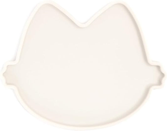 MyGloPet Platinum Silicone MoaCat Bowl Cover, Wellbeing Pet Bowl Premium Odorless BPA-Free Food-Grade Non-Slip Microwave Dishwasher Safe Sensitive Stomach Eco-Friendly Travel Bowl (Cream)