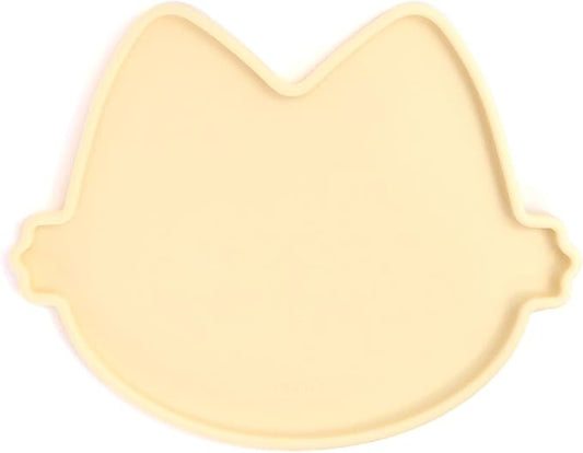 MyGloPet Platinum Silicone MoaCat Bowl Cover, Wellbeing Pet Bowl Premium Odorless BPA-Free Food-Grade Microwave Dishwasher Safe Sensitive Stomach Eco-Friendly Travel Bowl (Butter)