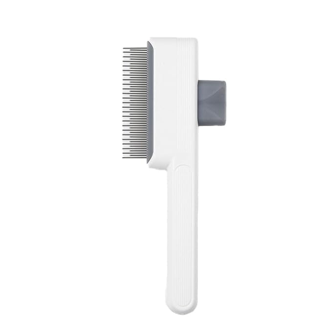 SelfCleaning Pet Detangling Brush Fine Teeth Hair Comb for Small to Large Dog Loose Furs Deshedding Grooming Tool 2pcs Ergonomic Pet Grooming Brush