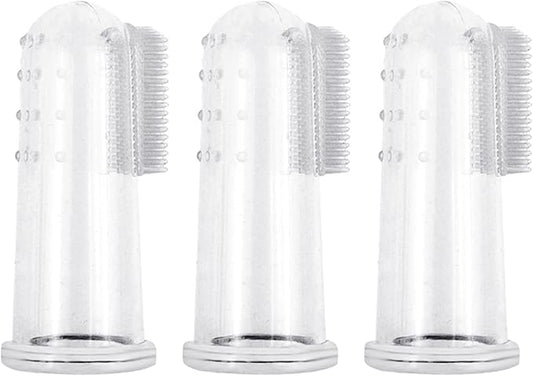 3PCS Pet Finger Toothbrush for Habits- Care Teeth Tool Food Grade Relieve Teething Discomfort