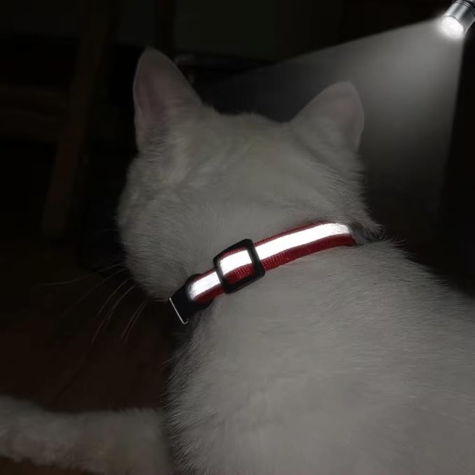 Neon Green XS Dog Collar with Bell Leash Set, Soft Reflective Cat Collars Adjustable Buckle for XXS Extra Small Medium Tiny Female Male Boys Girls Pets Puppy Kitten Teacup Yorkie X-Small