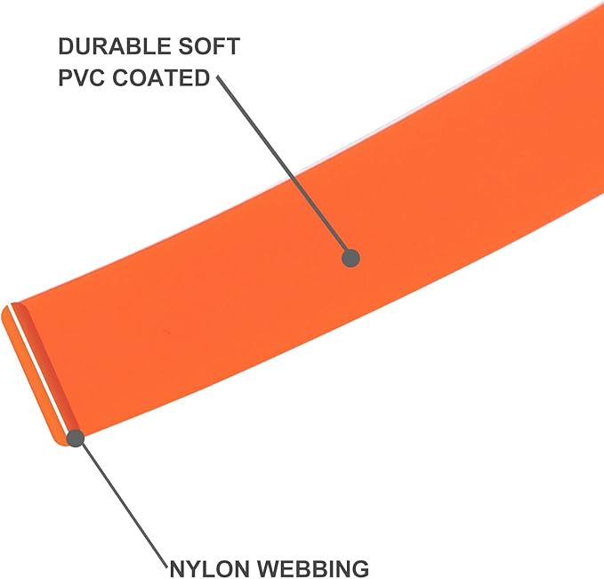Waterproof Long Leash Durable Dog Recall Training Lead Great for Outdoor Hiking, Training, Yard, Beach and Swimming (Orange, 50ft)
