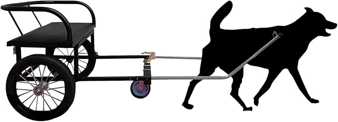 Dogs Pull Carts with Harness, Dog Walking Carts Can Carry People Dog-Pulling Stroller for 22-132lb Dog Detachable Lightweight Dog Trailer, Load Capacity 100kg(Size:10-40kg/22lb-88lb)