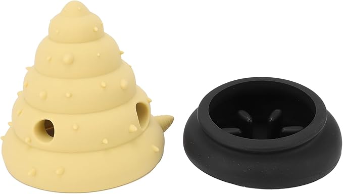 Treat Dispensing Dog Toys, Silicone Interactive Dog Feeder, Creative Conch Design, Anti Boredom,Treat Dispensing Slow Feeder, for Small, Medium, Large Pets to Keep Them Busy
