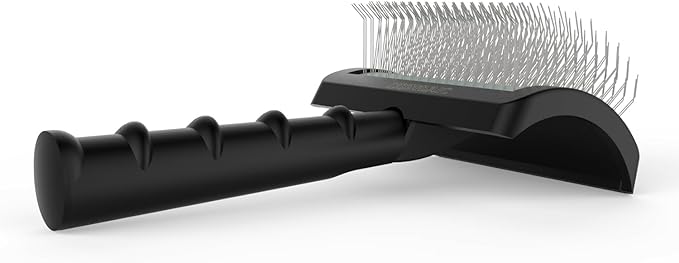 Dog Slicker Brush for Poodles,Doodles,Goldendoodles Grooming Fluffy Shedding Tangles Mats Knots Easy and Quick Best Dog Slicker Brush for Long Thick Curly Coat Labradoodles Dematting.25mm(1'')