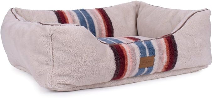 Pendleton Berber Kuddler Dog Bed - Harding Rosewood, XL