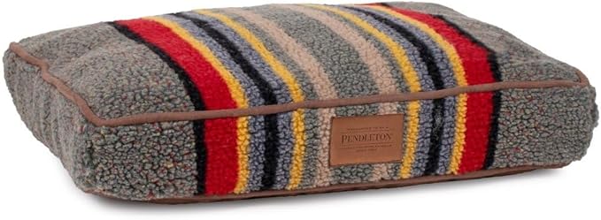 Pendleton Vintage Camp Napper Dog Bed - Mineral Umber, M