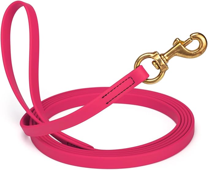 Viper K9 Biothane Working Dog Leash Waterproof Lead for Tracking Training Schutzhund Dog Sport and Search - Odor-Proof Long Line with Solid Brass Snap for Puppy Medium and Large - Water Friendly