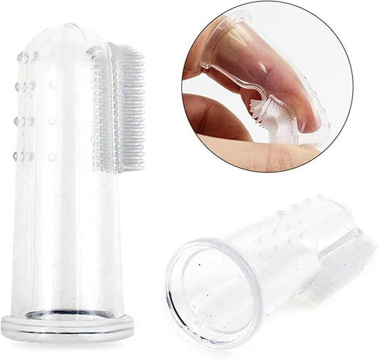 3PCS Pet Finger Toothbrush for Habits- Care Teeth Tool Food Grade Relieve Teething Discomfort