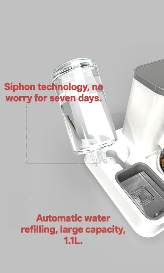 Green Living Pet Automatic Feeder,Water Feeder:Self-Balancing Environmental Feeder Solution