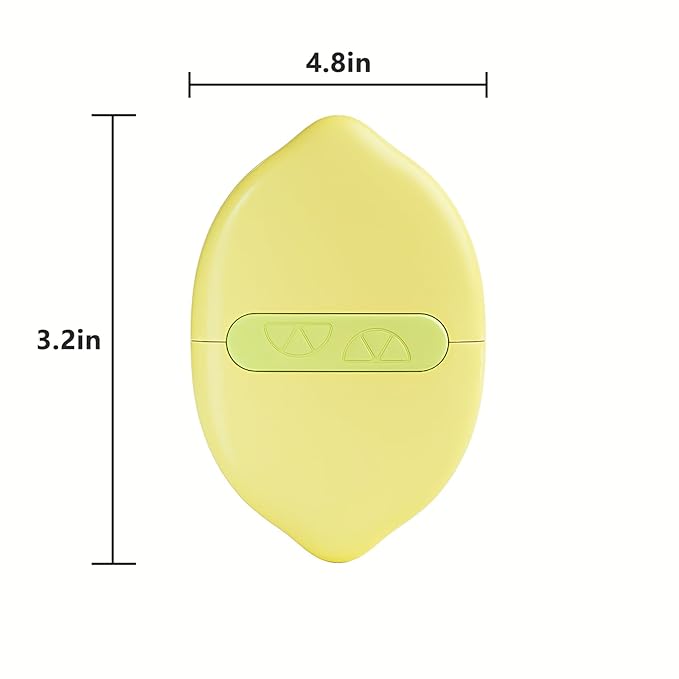 Cat Brush for Shedding – Dual-Function Cat Comb & Small Dog Brush, Furminator for Cats, Fresh Design for Grooming (Yellow)
