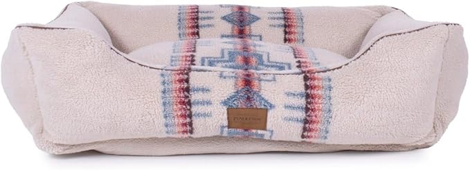 Pendleton Berber Kuddler Dog Bed - Serape Rosewood, XL