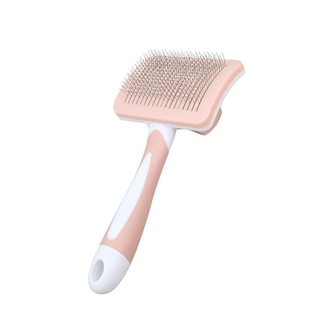 Cat Grooming Brush, Dog Slicker Brush for Dogs, Cat Brushes for Indoor Cats, Pets Skin Friendly Self Cleaning Slicker Massage Brushes for Shedding Dogs Cats,Hair Gentle Remove Loose Undercoat(Green)