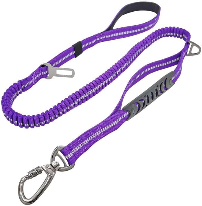 ruffrover - Extended Heavy Duty Bungee Leash Safety Belt Buckle