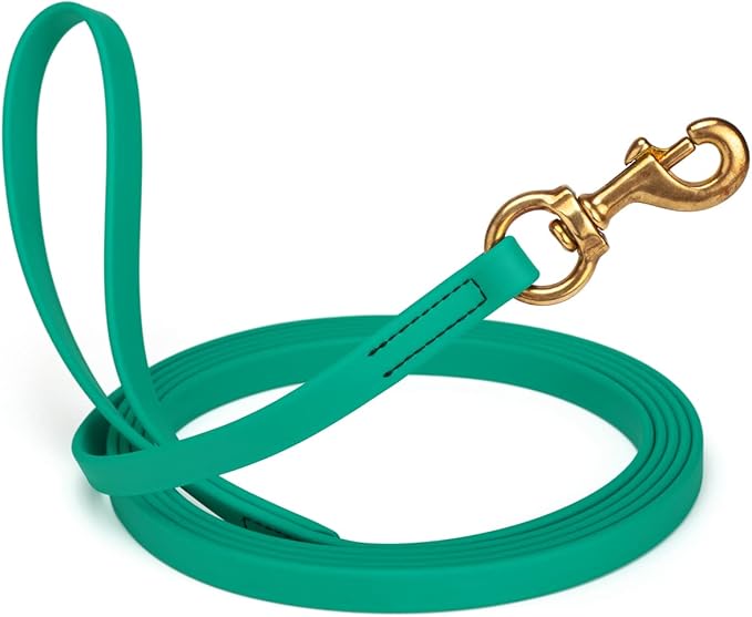 Viper K9 Biothane Working Dog Leash Waterproof Lead for Tracking Training Schutzhund Dog Sport and Search - Odor-Proof Long Line with Solid Brass Snap for Puppy Medium and Large - Water Friendly