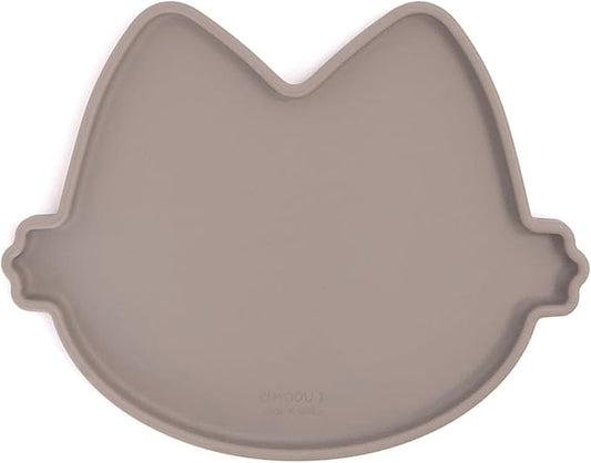 MyGloPet Platinum Silicone MoaCat Bowl Cover, Wellbeing Pet Bowl Premium Odorless BPA-Free Food-Grade Microwave Dishwasher Safe Sensitive Stomach Eco-Friendly Travel Bowl (Beige)