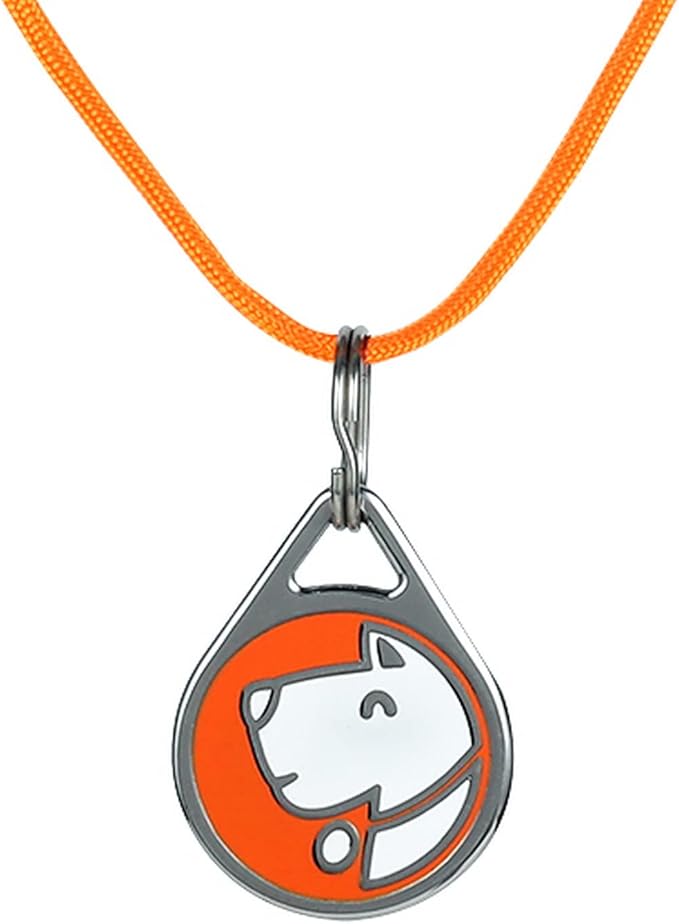CoolDogs Sakura Stainless Steel Enamel Pet ID Tags for Dogs and Cats, Personalized Dog Tag, Cat Tag, Pet Tag,Dog Name Tags, Cat Name Tags with Custom Deep Laser Engraved ID (Med)